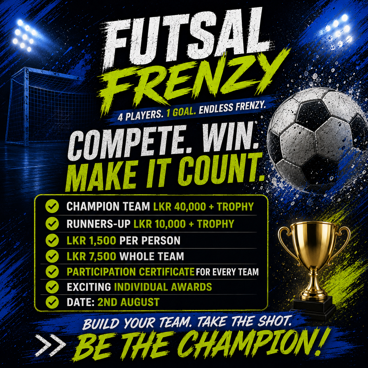 Futsal Frenzy Poster